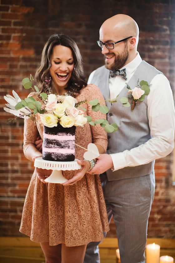 A Valentine's Day Elopement -- www.theperfectpalette.com -- Design by Captivating Chic Celebrations, Lauren Halvorson Photography.