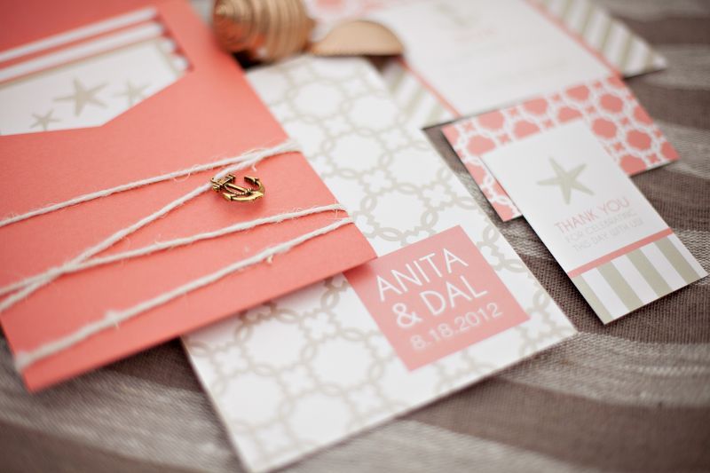 Styled Shoot: Nautical Wedding Ideas by Design Loves Detail - www.theperfectpalette.com - Azure B Photography & Cherie Hogan Photography