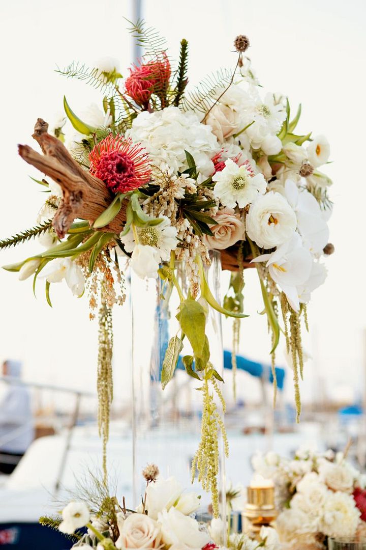 Styled Shoot: Nautical Wedding Ideas by Design Loves Detail - www.theperfectpalette.com - Azure B Photography & Cherie Hogan Photography