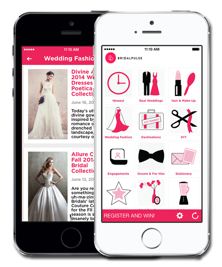 BridalPulse: Wedding App - www.theperfectpalette.com - FREE download!