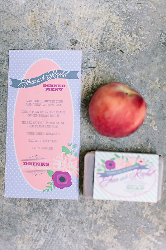 Styled Shoot: Georgia Peach Meets Radiant Orchid - www.theperfectpalette.com - Design Loves Detail