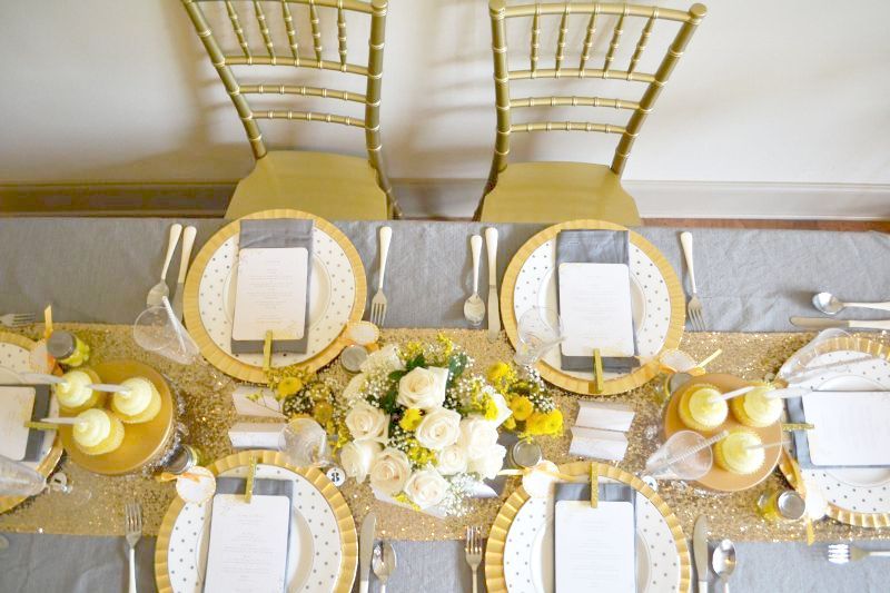 Styled Shoot | Yellow + Gray - www.theperfectpalette.com - Styled by The Perfect Palette