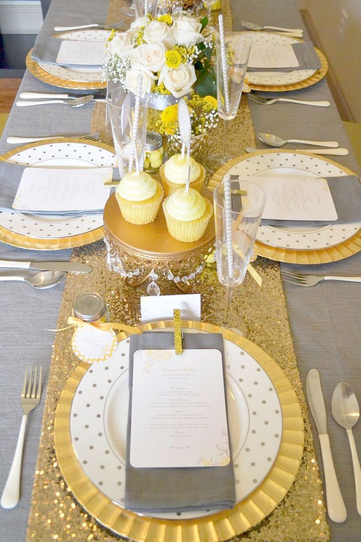 Styled Shoot | Yellow + Gray - www.theperfectpalette.com - Styled by The Perfect Palette