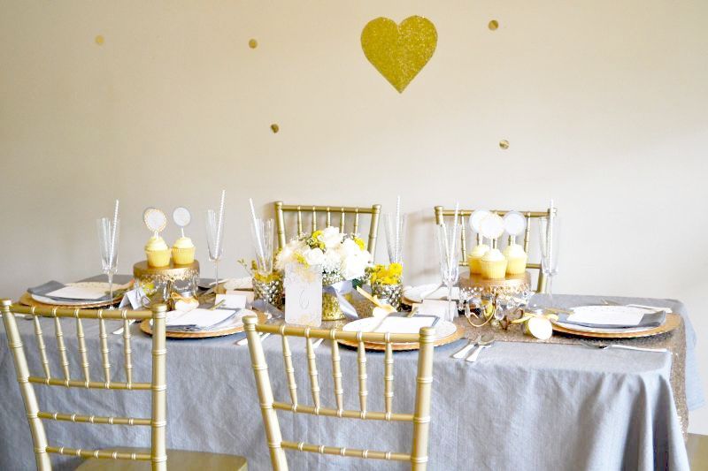 Styled Shoot | Yellow + Gray - www.theperfectpalette.com - Styled by The Perfect Palette