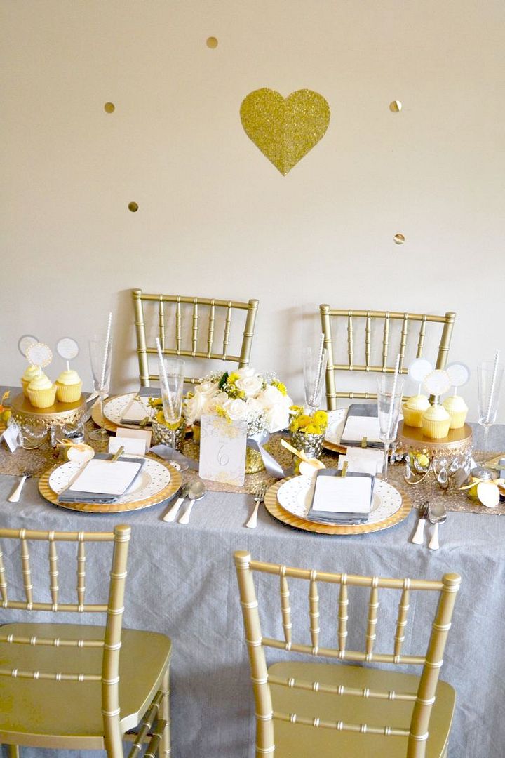 Styled Shoot | Yellow + Gray - www.theperfectpalette.com - Styled by The Perfect Palette