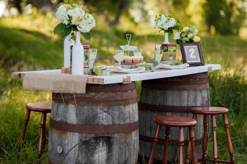 Southern Wedding Ideas: Yellow, Green + White - www.theperfectpalette.com - Amanda Douglas Events