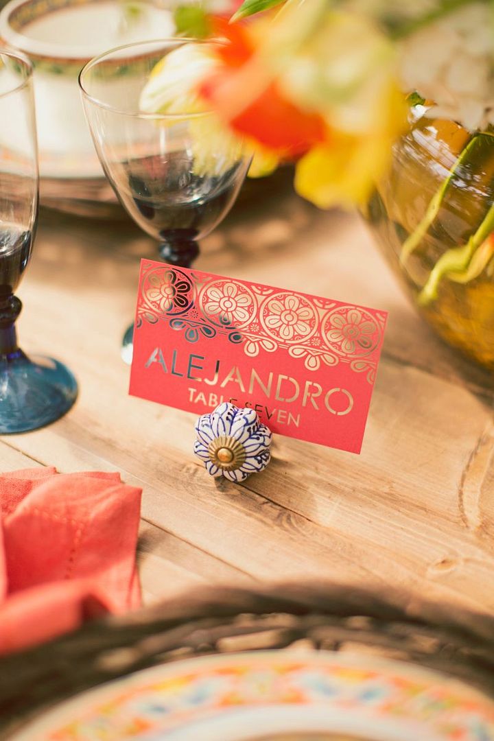 Mediterranean Inspired Shoot with Bright + Bold Color - www.theperfectpalette.com - Michelle Leo Events, Alixann Loosle Photography