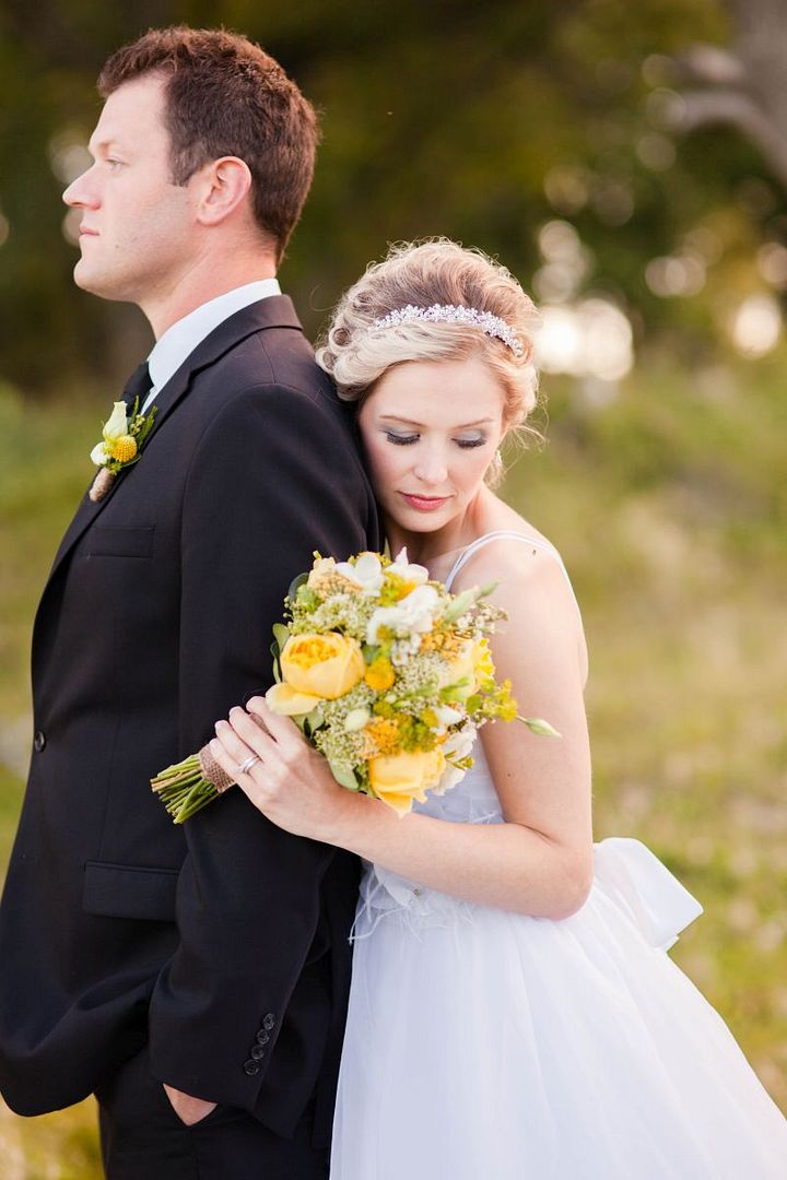 Southern Wedding Ideas: Yellow, Green + White - www.theperfectpalette.com - Amanda Douglas Events