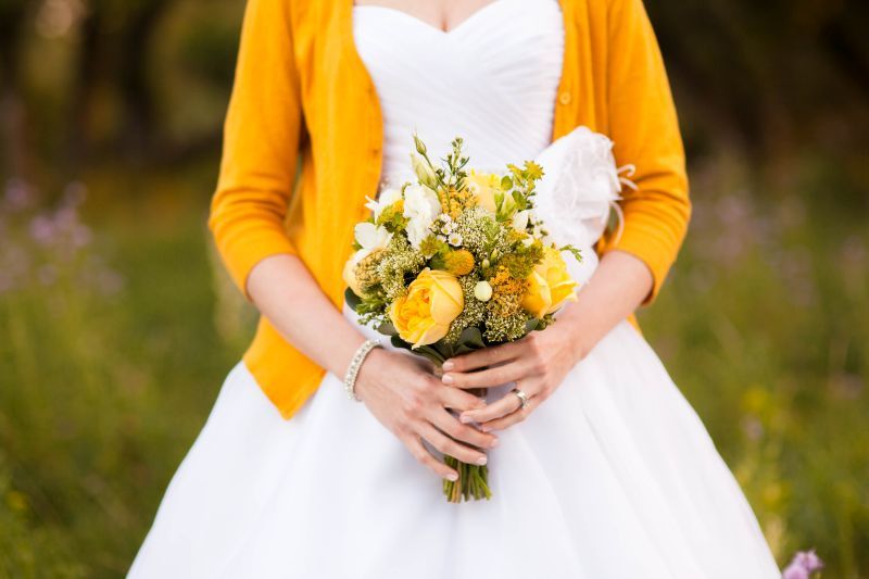 Southern Wedding Ideas: Yellow, Green + White - www.theperfectpalette.com - Amanda Douglas Events