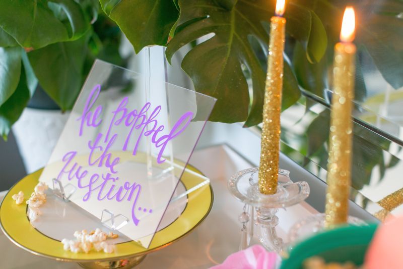 Engagement Party Inspiration by Lovelyfest Events - www.theperfectpalette.com - Cameron Ingalls Photography 