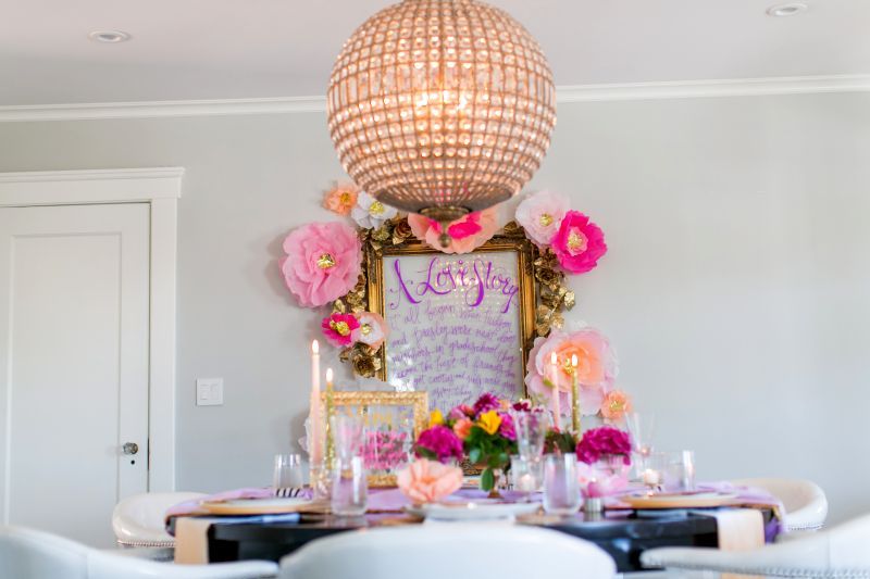 Engagement Party Inspiration by Lovelyfest Events - www.theperfectpalette.com - Cameron Ingalls Photography 