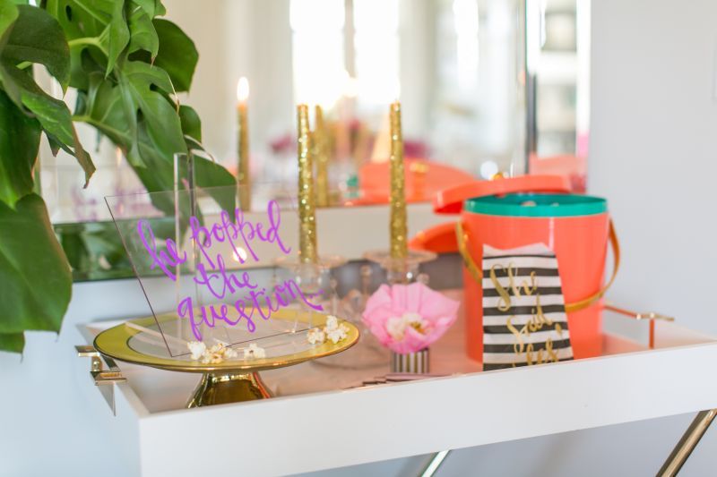Engagement Party Inspiration by Lovelyfest Events - www.theperfectpalette.com - Cameron Ingalls Photography 