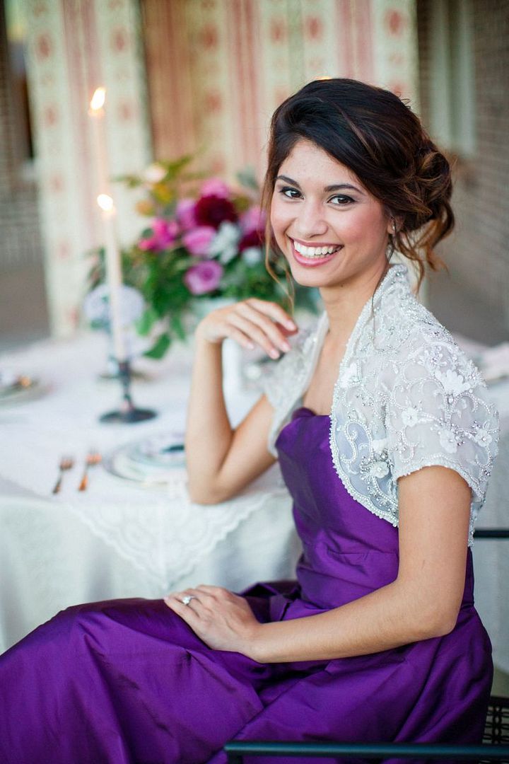 Vintage Inspired Lavender Wedding by French Knot Studios, Photography by Izzy Hudgins Photography - www.theperfectpalette.com - Styling Ideas for Weddings + Parties