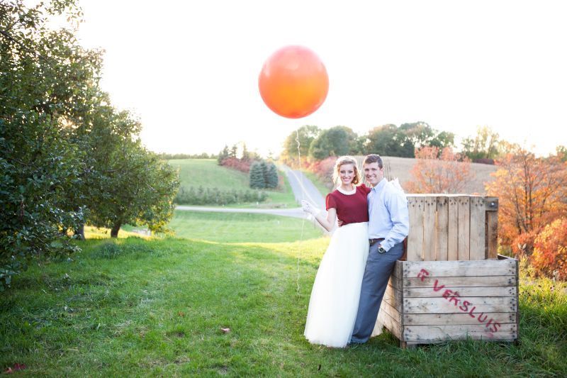 Styled Shoot: Orchard 'I Do's with Cozy Fall Details - www.theperfectpalette.com - Hetler Photography, Red Heels Events 