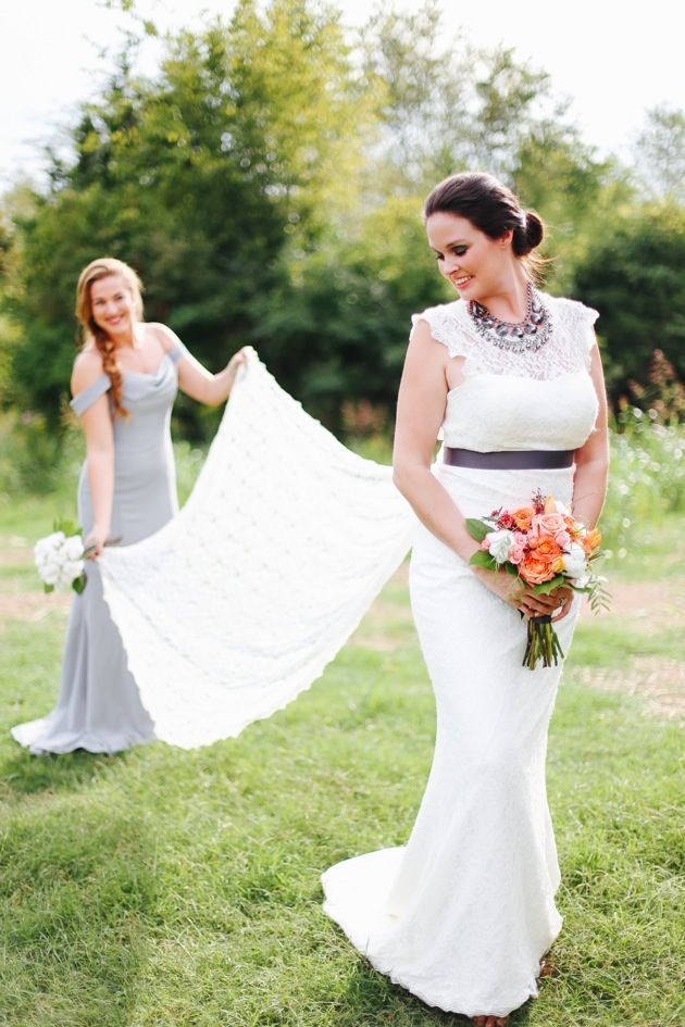 Slate, Poppy + Cotton: A Styled Shoot by Cedarwood Weddings - www.theperfectpalette.com - Jenna Henderson Photography