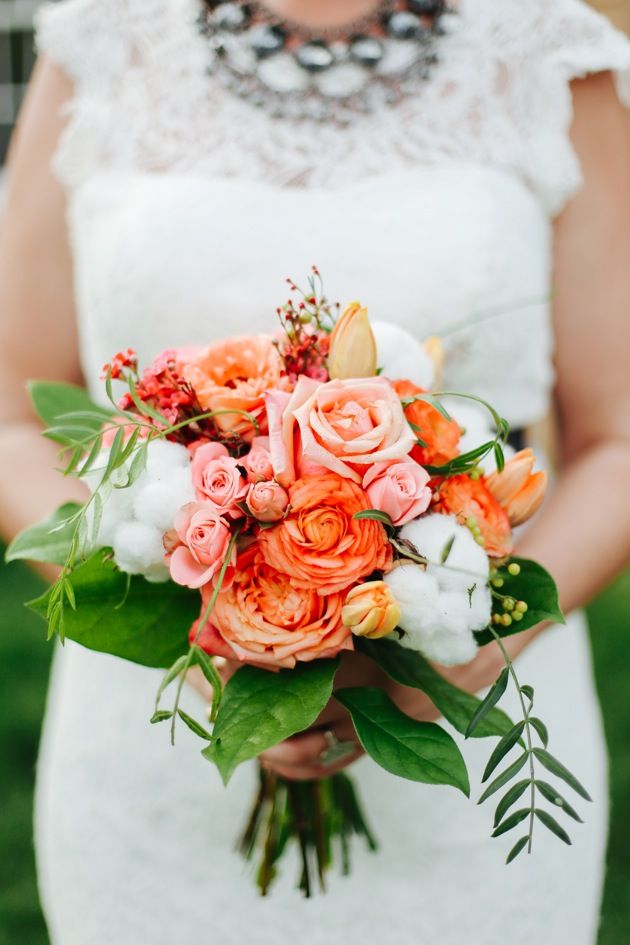 Slate, Poppy + Cotton: A Styled Shoot by Cedarwood Weddings - www.theperfectpalette.com - Jenna Henderson Photography