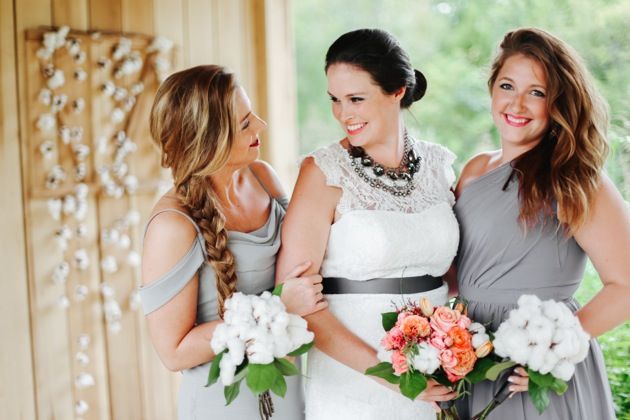 Slate, Poppy + Cotton: A Styled Shoot by Cedarwood Weddings - www.theperfectpalette.com - Jenna Henderson Photography