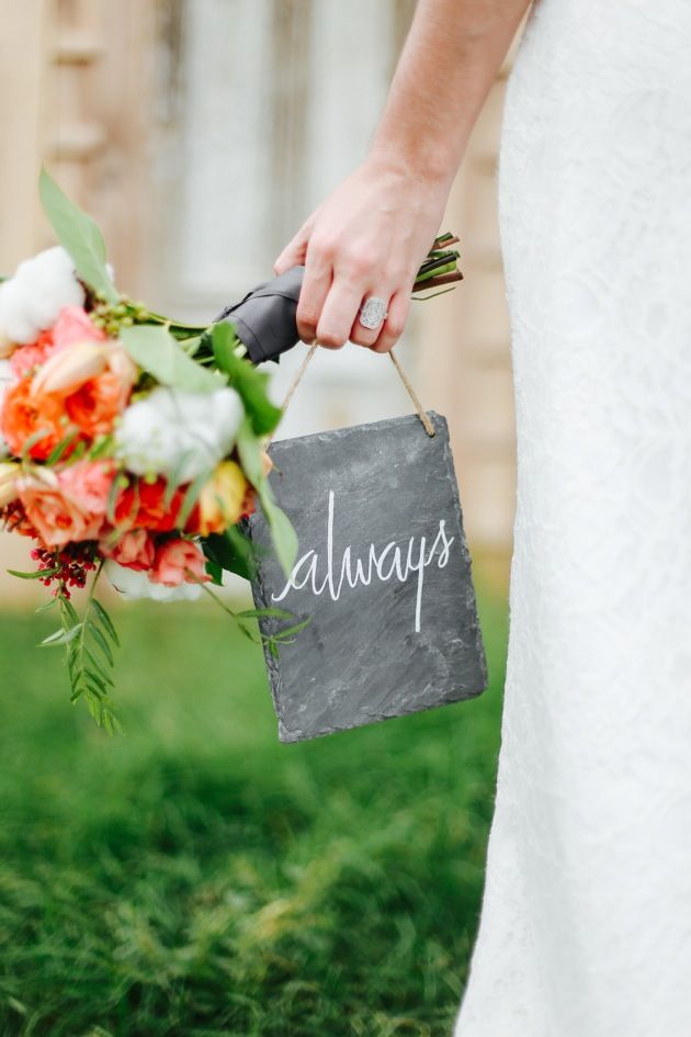 Slate, Poppy + Cotton: A Styled Shoot by Cedarwood Weddings - www.theperfectpalette.com - Jenna Henderson Photography