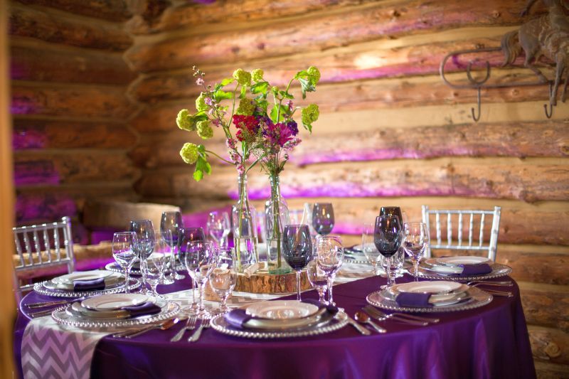 Rustic Barn Wedding with Elegant Blackberry Details - www.theperfectpalette.com - Sarah Roshan Photography, Designed by Pick Me Weddings, Florals by Southern Charm Wedding and Events