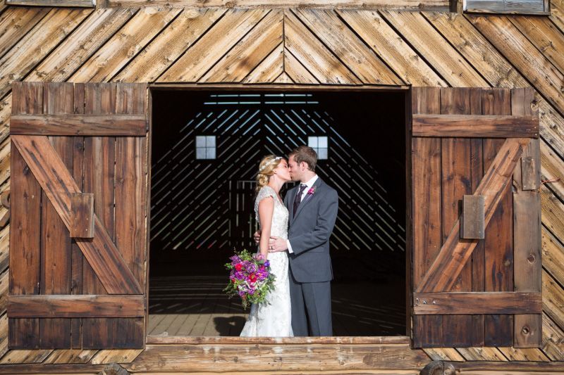 Rustic Barn Wedding with Elegant Blackberry Details - www.theperfectpalette.com - Sarah Roshan Photography, Designed by Pick Me Weddings, Florals by Southern Charm Wedding and Events