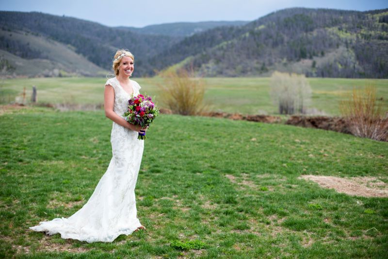 Rustic Barn Wedding with Elegant Blackberry Details - www.theperfectpalette.com - Sarah Roshan Photography, Designed by Pick Me Weddings, Florals by Southern Charm Wedding and Events