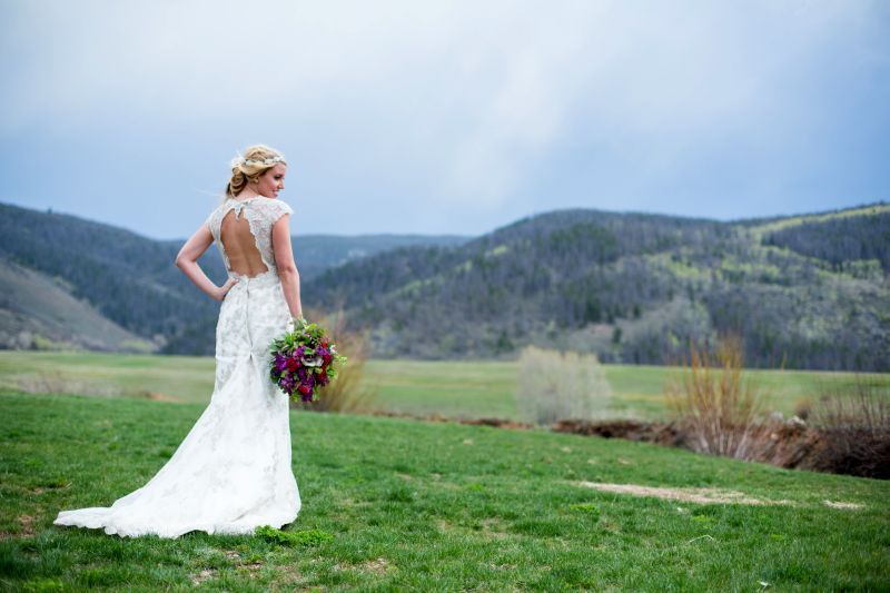 Rustic Barn Wedding with Elegant Blackberry Details - www.theperfectpalette.com - Sarah Roshan Photography, Designed by Pick Me Weddings, Florals by Southern Charm Wedding and Events