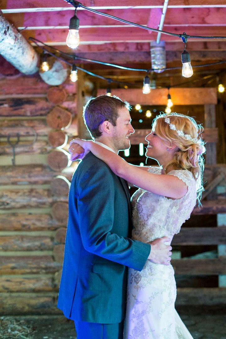 Rustic Barn Wedding with Elegant Blackberry Details - www.theperfectpalette.com - Sarah Roshan Photography, Designed by Pick Me Weddings, Florals by Southern Charm Wedding and Events