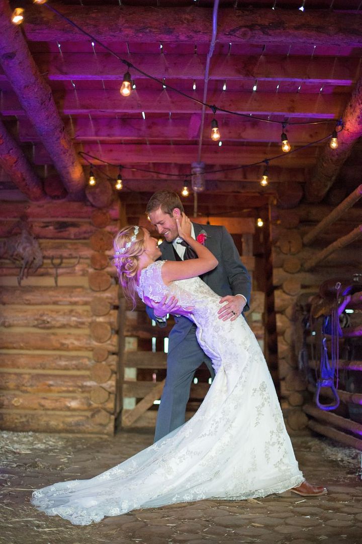 Rustic Barn Wedding with Elegant Blackberry Details - www.theperfectpalette.com - Sarah Roshan Photography, Designed by Pick Me Weddings, Florals by Southern Charm Wedding and Events