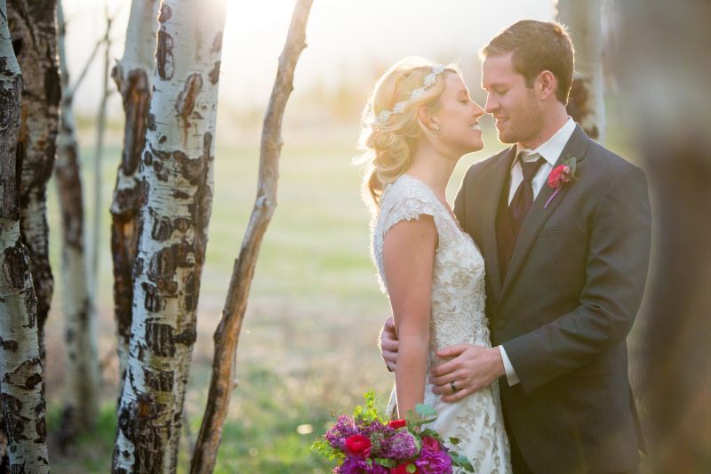 Rustic Barn Wedding with Elegant Blackberry Details - www.theperfectpalette.com - Sarah Roshan Photography, Designed by Pick Me Weddings, Florals by Southern Charm Wedding and Events