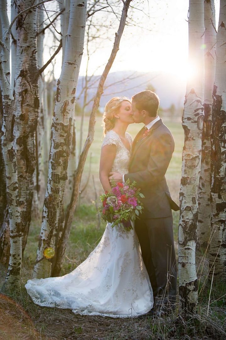 Rustic Barn Wedding with Elegant Blackberry Details - www.theperfectpalette.com - Sarah Roshan Photography, Designed by Pick Me Weddings, Florals by Southern Charm Wedding and Events