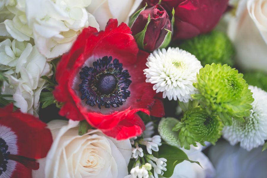 Inspiration for a 4th of July Wedding: Red, White + Blue: www.theperfectpalette.com - Hazy Lane Studios