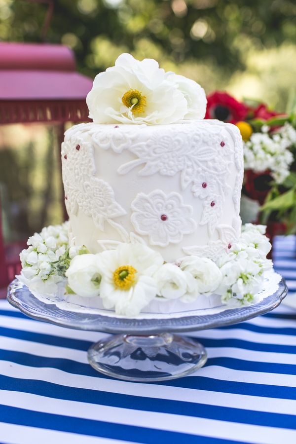 Inspiration for a 4th of July Wedding: Red, White + Blue: www.theperfectpalette.com - Hazy Lane Studios