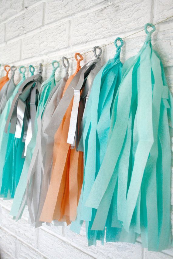 Wedding Colors: Aqua + Peach - www.theperfectpalette.com - Color Ideas for Weddings + Parties