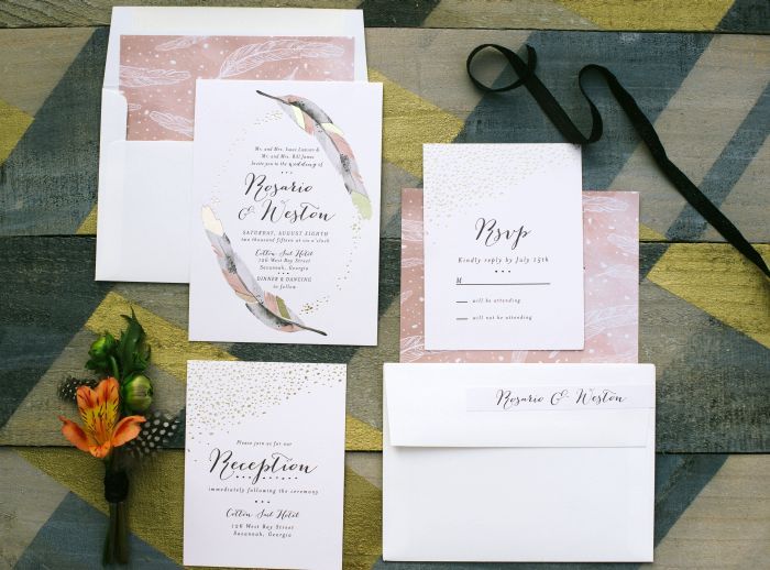 A Feathered Fête: Design by French Knot Studios - www.theperfectpalette.com - Rach Lea Photography