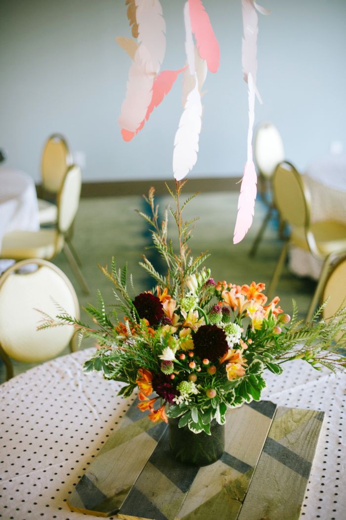 A Feathered Fête: Design by French Knot Studios - www.theperfectpalette.com - Rach Lea Photography