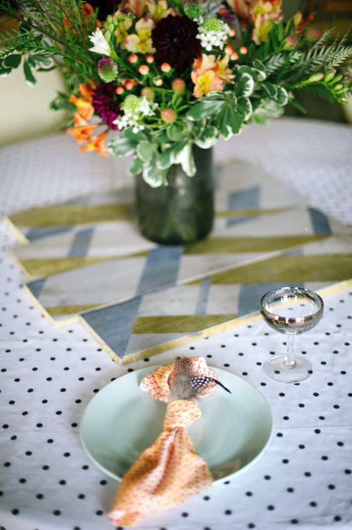 A Feathered Fête: Design by French Knot Studios - www.theperfectpalette.com - Rach Lea Photography