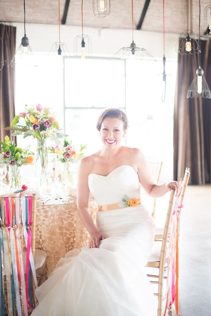 Happy bride - www.theperfectpalette.com - Styled by Each & Every Detail, Cottonwood Road Photography