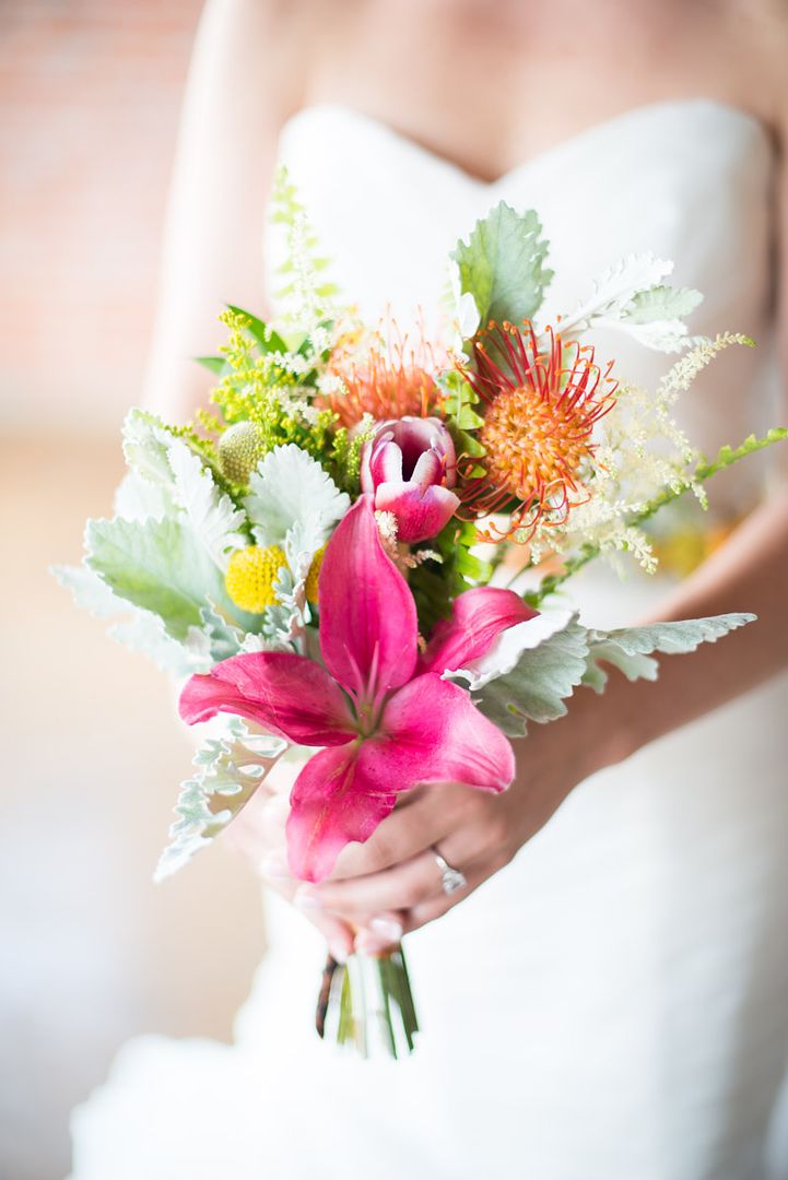 Bright & beautiful bouquet - www.theperfectpalette.com - Styled by Each & Every Detail, Cottonwood Road Photography