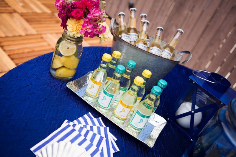 Nautical 'I Dos': Bright + Bold Color + Stripes - www.theperfectpalette.com - Color Ideas for Weddings + Parties