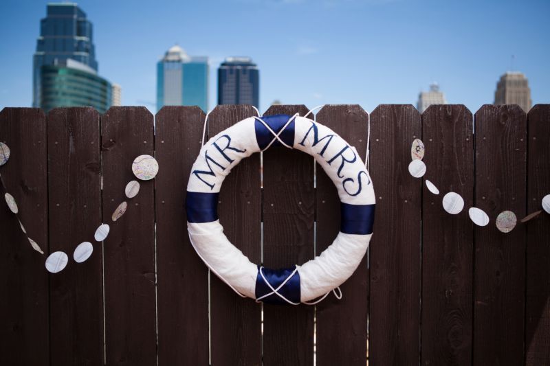 Nautical 'I Dos': Bright + Bold Color + Stripes - www.theperfectpalette.com - Color Ideas for Weddings + Parties