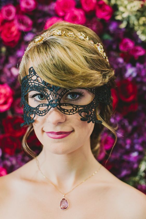 Bold and Beautiful Masquerade Wedding Inspiration