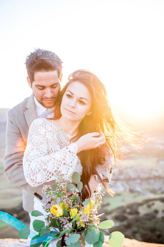 Sunrise Inspired Elopement at Bishop's Peak - www.theperfectpalette.com - Natalie Schutt Photography