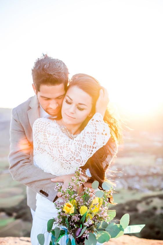 Sunrise Inspired Elopement at Bishop's Peak - www.theperfectpalette.com - Natalie Schutt Photography