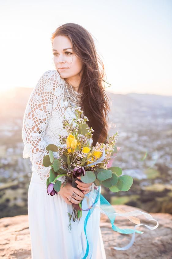 Sunrise Inspired Elopement at Bishop's Peak - www.theperfectpalette.com - Natalie Schutt Photography