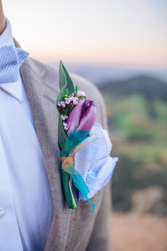 Sunrise Inspired Elopement at Bishop's Peak - www.theperfectpalette.com - Natalie Schutt Photography