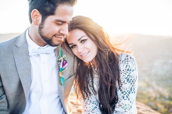 Sunrise Inspired Elopement at Bishop's Peak - www.theperfectpalette.com - Natalie Schutt Photography