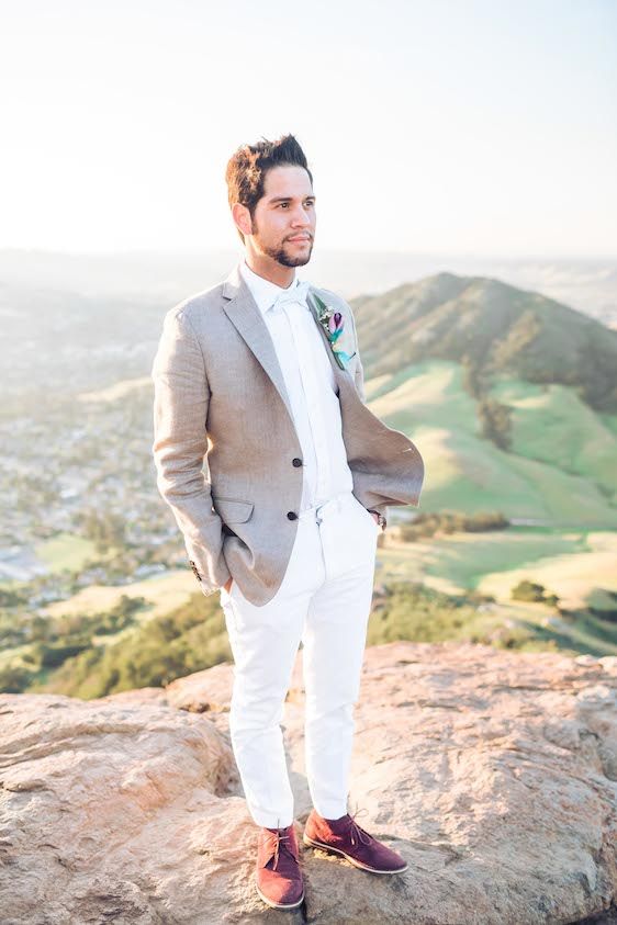 Sunrise Inspired Elopement at Bishop's Peak - www.theperfectpalette.com - Natalie Schutt Photography