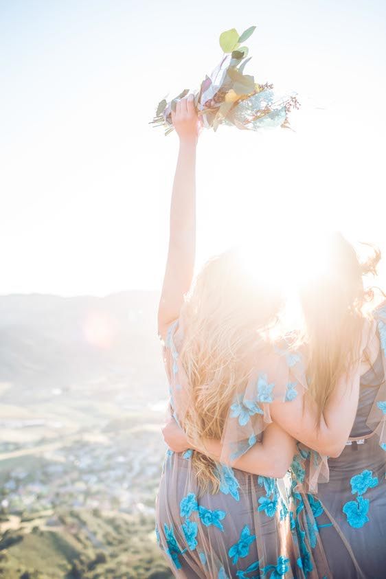 Sunrise Inspired Elopement at Bishop's Peak - www.theperfectpalette.com - Natalie Schutt Photography