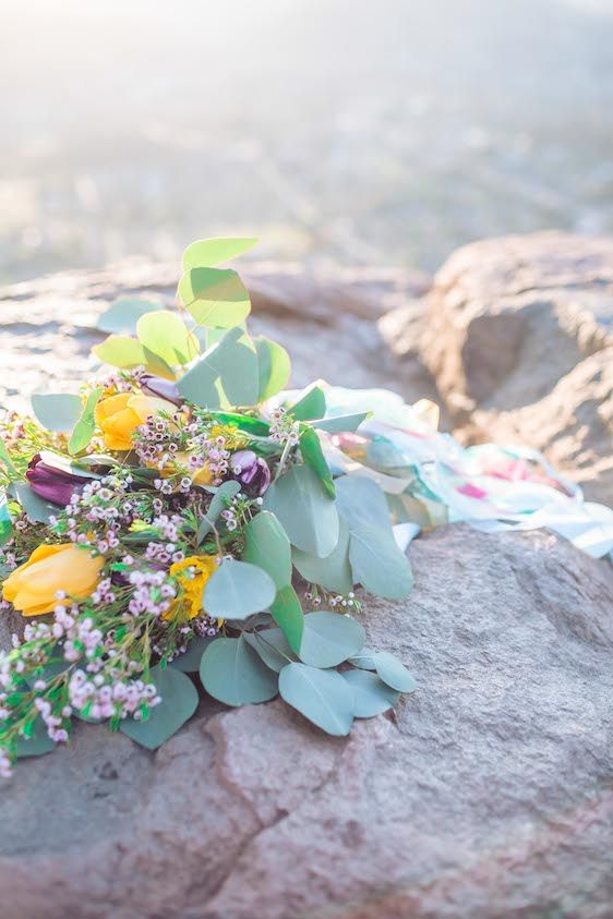 Sunrise Inspired Elopement at Bishop's Peak - www.theperfectpalette.com - Natalie Schutt Photography