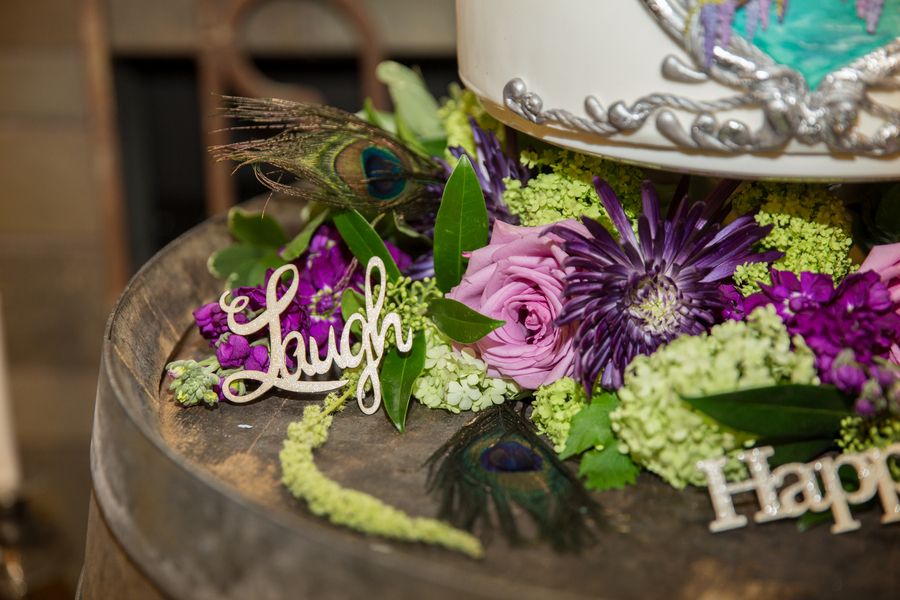 Mountaintop Peacock Palette Wedding Inspiration - www.theperfectpalette.com - Joanna Moss Photography, Umbrella Events, Maple Ridge Florist